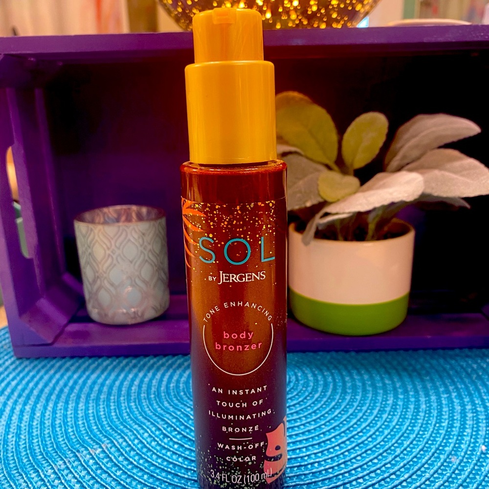 SOL By Jergens Toning Sunless Body Bronzer * NIP *